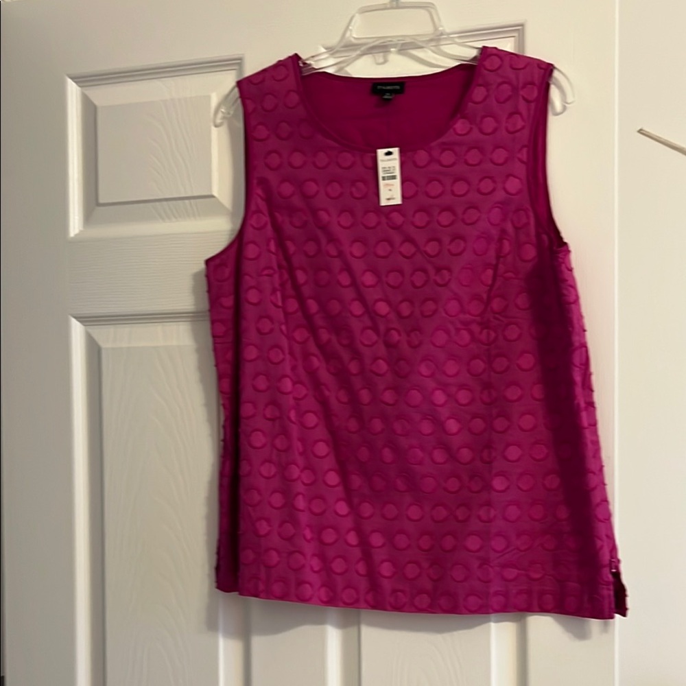 Fuscia Sleeveless Top
